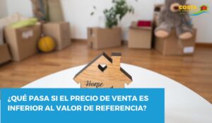 ¿Qué pasa si el precio de venta es inferior al valor de referencia?