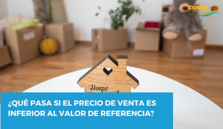 ¿Qué pasa si el precio de venta es inferior al valor de referencia?